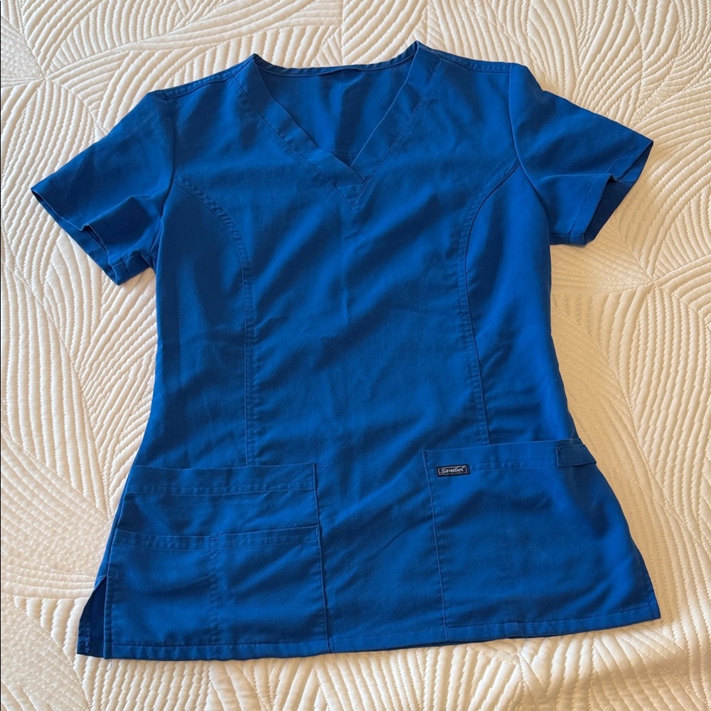 Stylish Women's Blue Short Sleeve Top